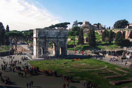 Arch of Constantine, Via di San Gregorio, Rome