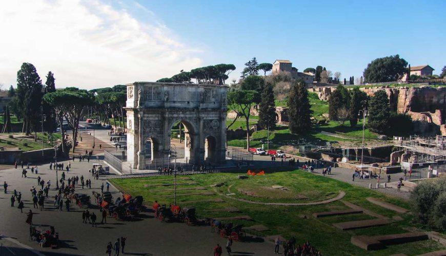 Arch of Constantine, Via di San Gregorio, Rome