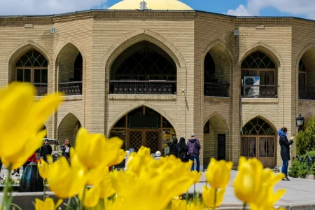 a large building, in tabriz